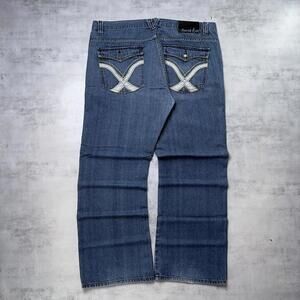 Y2K Sacred Cult Grunge Baggy Skater Denim Jeans